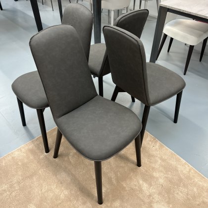 4 x Connubia Calligaris Riley chair - wooden leg - CB2158 4 x Connubia Calligaris Riley chair - wooden leg - CB2158