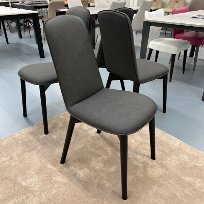 4 x Connubia Calligaris Riley chair - wooden leg - CB2158 4 x Connubia Calligaris Riley chair - wooden leg - CB2158