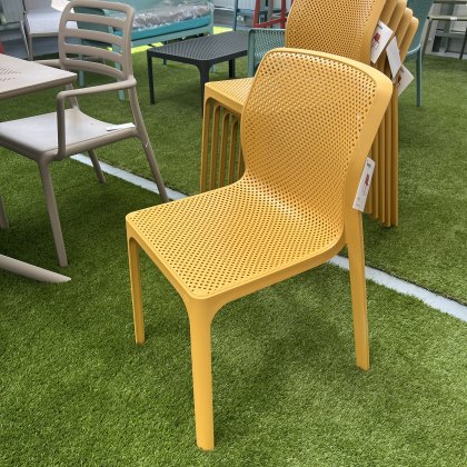 6 x Nardi Bit bistrot dining chairs in Senape (5 day delivery) 6 x Nardi Bit bistrot dining chairs in Senape (5 day delivery)