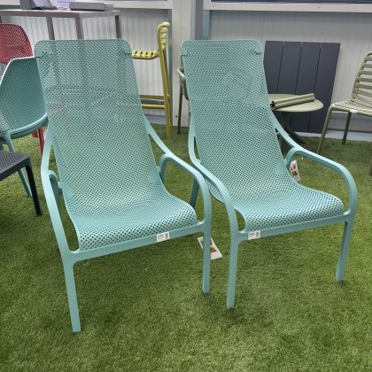 2 x Nardi Net Lounge armchairs in Salice (7 day delivery) 2 x Nardi Net Lounge armchairs in Salice (7 day delivery)