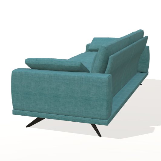 Fama Oasis 2AXLL seater sofa - back view