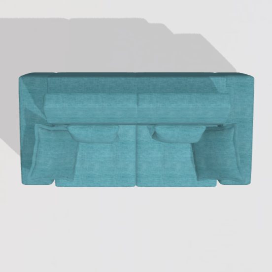 Fama Paradis 2 seater sofa 2B2V - aerial perspective