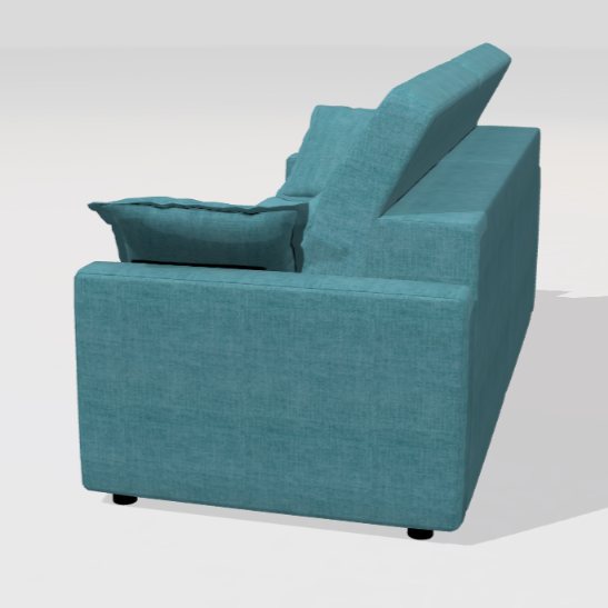 Fama Paradis 2 seater sofa 2A2L - back