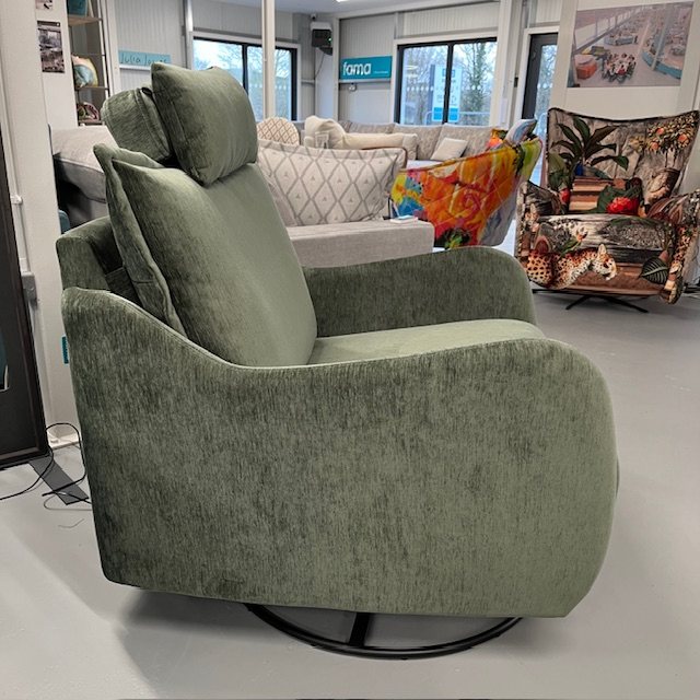 Fama Abel recliner swivel armchair