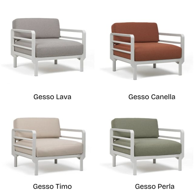 Nardi Maximo armchair - Gesso Sunbrella