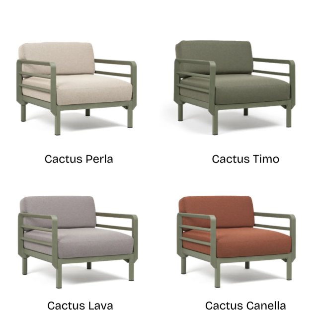 Nardi Maximo armchair - Cactus Sunbrella