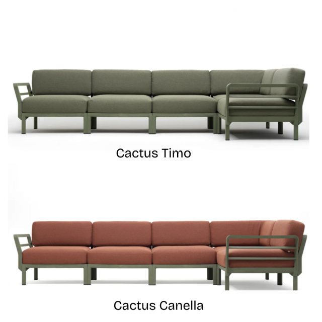 Cactus Canella and Cactus Timo Maximo 5 corner sofa