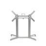 Nardi Scudo outdoor Double table base - argento