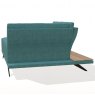 Fama Oasis GU1 left arm chaise module - back side view