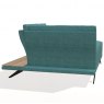 Fama Oasis GU2 right arm chaise module - back side view