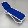 Blue Nardi Omega outdoor sun lounger