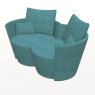 Fama Infinity L you&me swivel sofa