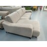 Fama 3 seater chaise sofa with power reclining seats