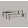 Outdoor bench dining set