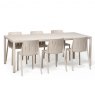 Nardi Tevere outdoor garden extending dining table set corda