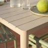 Nardi Tevere outdoor small extending dining table with rounded corners